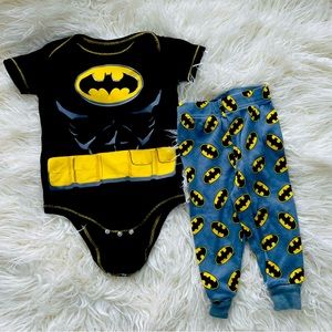 Batman Costume and Jammies 18 Month